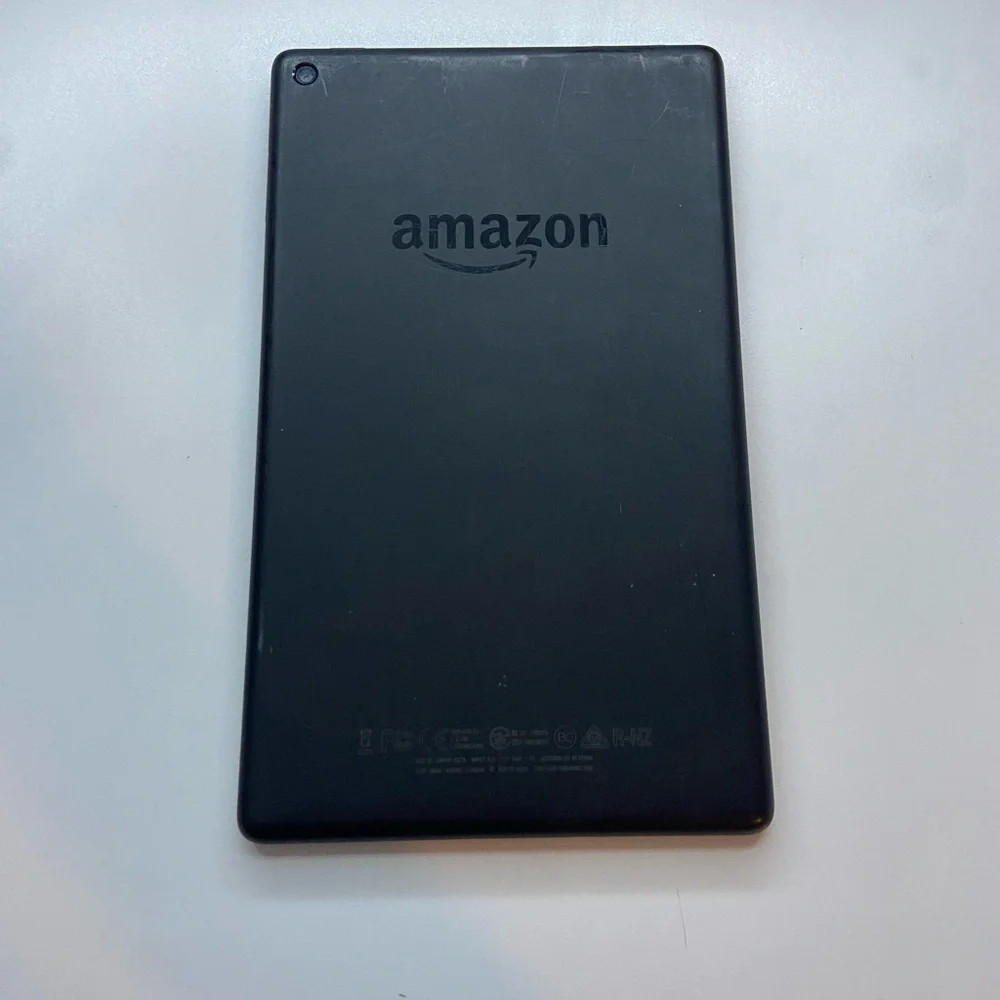 Amazon Black Tablet with Illuminated Display and Charger